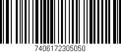 Código de barras (EAN, GTIN, SKU, ISBN): '7406172305050'