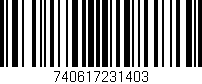 Código de barras (EAN, GTIN, SKU, ISBN): '740617231403'