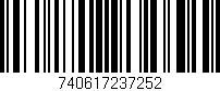 Código de barras (EAN, GTIN, SKU, ISBN): '740617237252'