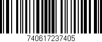 Código de barras (EAN, GTIN, SKU, ISBN): '740617237405'