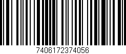 Código de barras (EAN, GTIN, SKU, ISBN): '7406172374056'