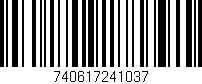 Código de barras (EAN, GTIN, SKU, ISBN): '740617241037'