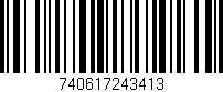 Código de barras (EAN, GTIN, SKU, ISBN): '740617243413'