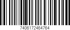 Código de barras (EAN, GTIN, SKU, ISBN): '7406172464764'