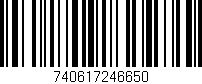 Código de barras (EAN, GTIN, SKU, ISBN): '740617246650'