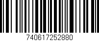 Código de barras (EAN, GTIN, SKU, ISBN): '740617252880'