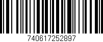 Código de barras (EAN, GTIN, SKU, ISBN): '740617252897'