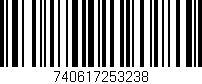 Código de barras (EAN, GTIN, SKU, ISBN): '740617253238'