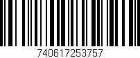 Código de barras (EAN, GTIN, SKU, ISBN): '740617253757'