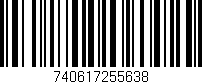 Código de barras (EAN, GTIN, SKU, ISBN): '740617255638'