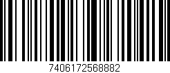 Código de barras (EAN, GTIN, SKU, ISBN): '7406172568882'