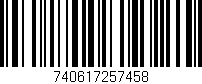 Código de barras (EAN, GTIN, SKU, ISBN): '740617257458'