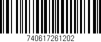 Código de barras (EAN, GTIN, SKU, ISBN): '740617261202'