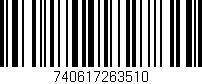 Código de barras (EAN, GTIN, SKU, ISBN): '740617263510'