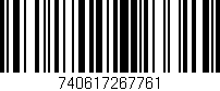 Código de barras (EAN, GTIN, SKU, ISBN): '740617267761'