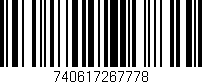 Código de barras (EAN, GTIN, SKU, ISBN): '740617267778'