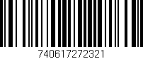 Código de barras (EAN, GTIN, SKU, ISBN): '740617272321'