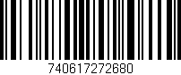 Código de barras (EAN, GTIN, SKU, ISBN): '740617272680'