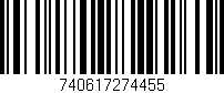 Código de barras (EAN, GTIN, SKU, ISBN): '740617274455'