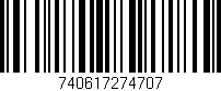 Código de barras (EAN, GTIN, SKU, ISBN): '740617274707'