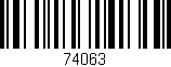 Código de barras (EAN, GTIN, SKU, ISBN): '74063'