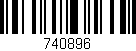 Código de barras (EAN, GTIN, SKU, ISBN): '740896'
