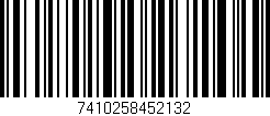 Código de barras (EAN, GTIN, SKU, ISBN): '7410258452132'