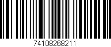 Código de barras (EAN, GTIN, SKU, ISBN): '74108268211'