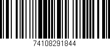 Código de barras (EAN, GTIN, SKU, ISBN): '74108291844'
