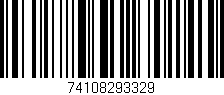 Código de barras (EAN, GTIN, SKU, ISBN): '74108293329'