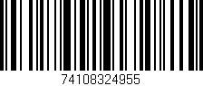 Código de barras (EAN, GTIN, SKU, ISBN): '74108324955'