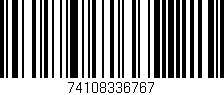 Código de barras (EAN, GTIN, SKU, ISBN): '74108336767'