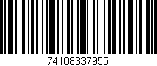 Código de barras (EAN, GTIN, SKU, ISBN): '74108337955'