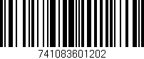 Código de barras (EAN, GTIN, SKU, ISBN): '741083601202'