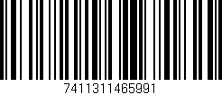 Código de barras (EAN, GTIN, SKU, ISBN): '7411311465991'
