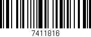 Código de barras (EAN, GTIN, SKU, ISBN): '7411816'