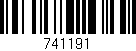 Código de barras (EAN, GTIN, SKU, ISBN): '741191'