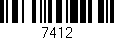 Código de barras (EAN, GTIN, SKU, ISBN): '7412'