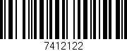 Código de barras (EAN, GTIN, SKU, ISBN): '7412122'