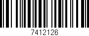 Código de barras (EAN, GTIN, SKU, ISBN): '7412126'
