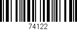 Código de barras (EAN, GTIN, SKU, ISBN): '74122'