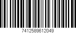 Código de barras (EAN, GTIN, SKU, ISBN): '7412589612049'