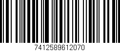 Código de barras (EAN, GTIN, SKU, ISBN): '7412589612070'