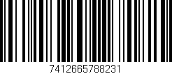 Código de barras (EAN, GTIN, SKU, ISBN): '7412665788231'