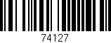 Código de barras (EAN, GTIN, SKU, ISBN): '74127'