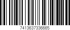 Código de barras (EAN, GTIN, SKU, ISBN): '7413637336665'