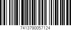 Código de barras (EAN, GTIN, SKU, ISBN): '7413790057124'