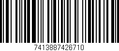 Código de barras (EAN, GTIN, SKU, ISBN): '7413887426710'