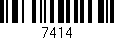 Código de barras (EAN, GTIN, SKU, ISBN): '7414'