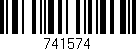 Código de barras (EAN, GTIN, SKU, ISBN): '741574'